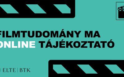 Visszanézhető a Filmtudomány MA online felvételi tájékoztatója